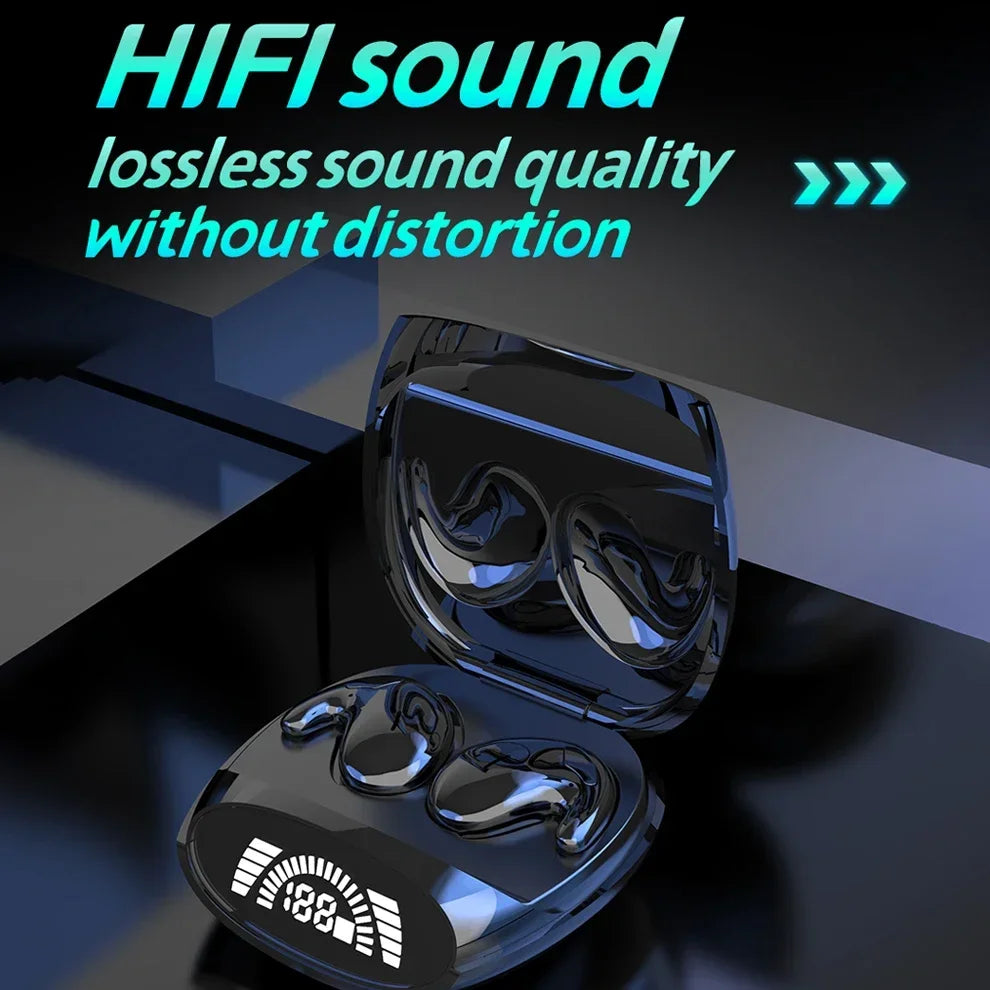 Invisible Sleep Wireless Earphone TWS Bluetooth 5.3 Headphones Hidden Earbuds