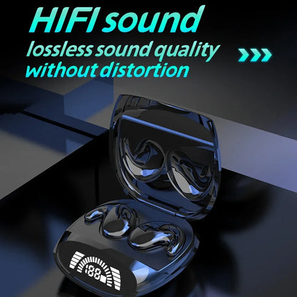 Invisible Sleep Wireless Earphone TWS Bluetooth 5.3 Headphones Hidden Earbuds
