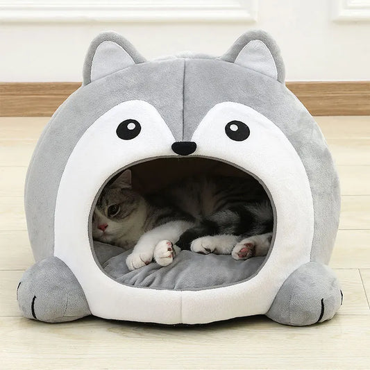 Very Soft Cat Bed Pet Basket Cat House Sofa Small Dog Lounger Cushion Kittens Supplies For Cats
